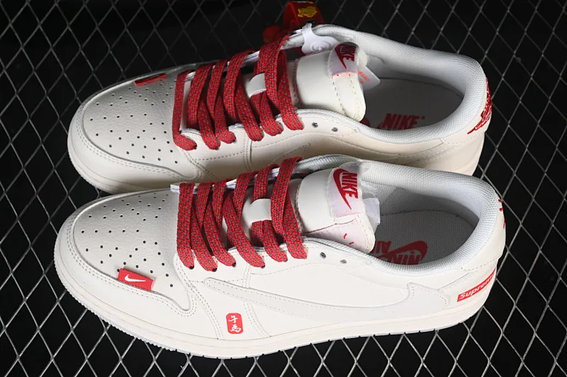 All categories Air Jordan Jordan series basketball shoes Air Jordan 1 Low high-end customized low-top sneakers Travis Scott x Fragment Design x Air Jordan 1 Low OG SP AJ1 Joe 1 Year of the Horse limited low-top cultural casual sneakers QW5288-139